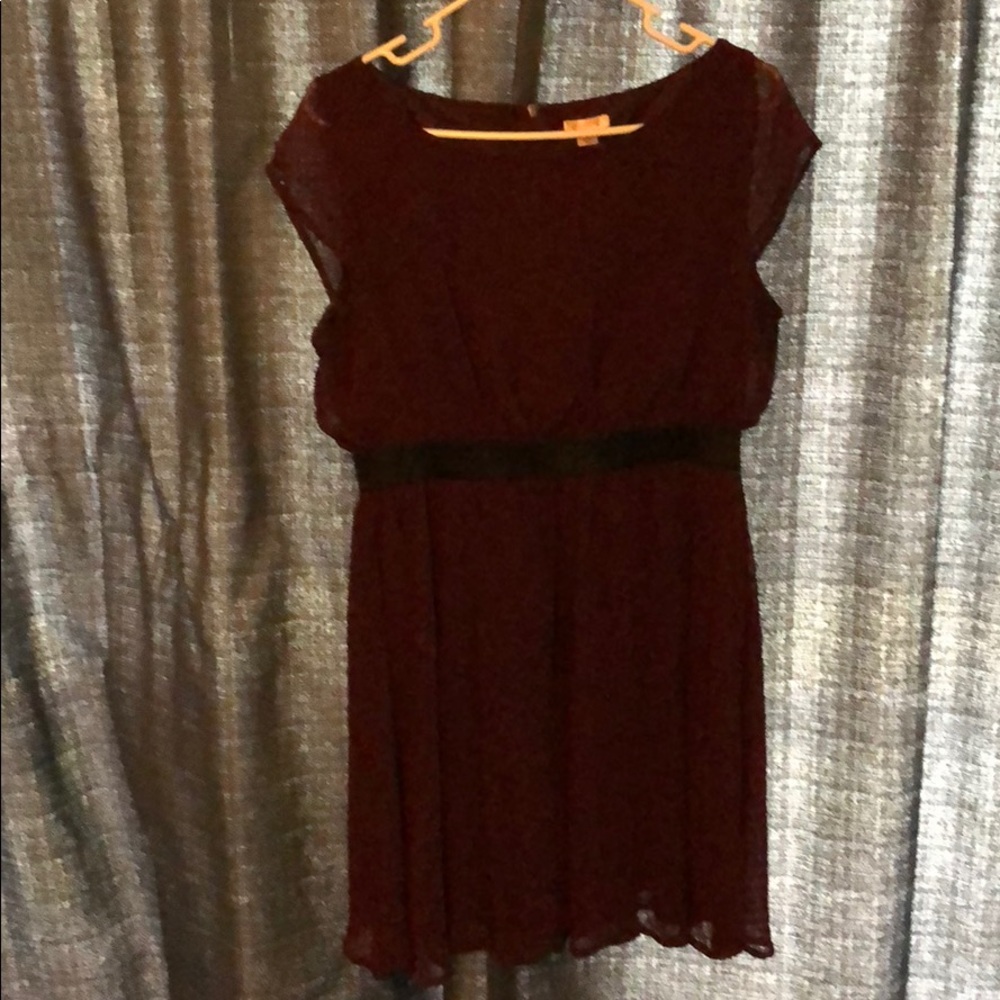 Maroon dress